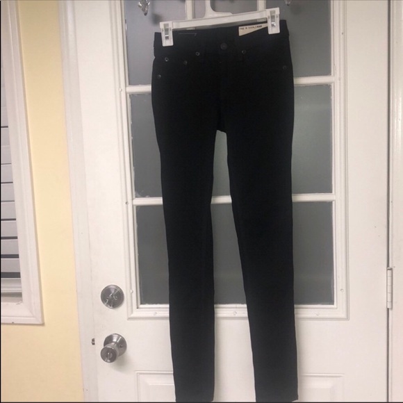 Rag & Bone Legging in Black Sz 24 - Picture 3 of 8